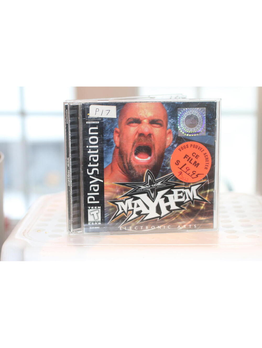 WCW Mayhem PlayStation Game Electronic Arts Wrestling PS1